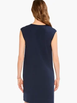 Discount NIC+ZOE Embroidered Fauna Dress Indigo Multi