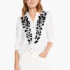Shop NIC+ZOE Evening Glam Shirt Paper White