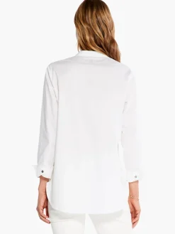 Shop NIC+ZOE Evening Glam Shirt Paper White