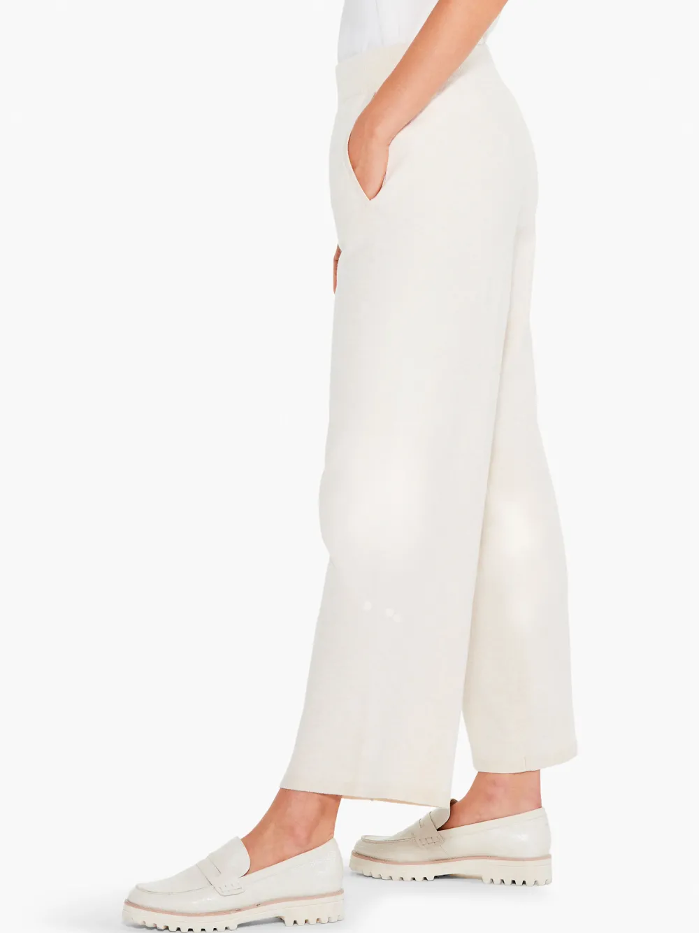 Hot NIC+ZOE Everyday Wide-Leg Knit Pant Canvas Heather