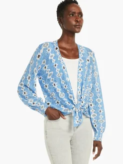 Sale NIC+ZOE Falling Jewels Cardigan Blue Multi