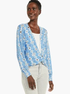 Sale NIC+ZOE Falling Jewels Cardigan Blue Multi