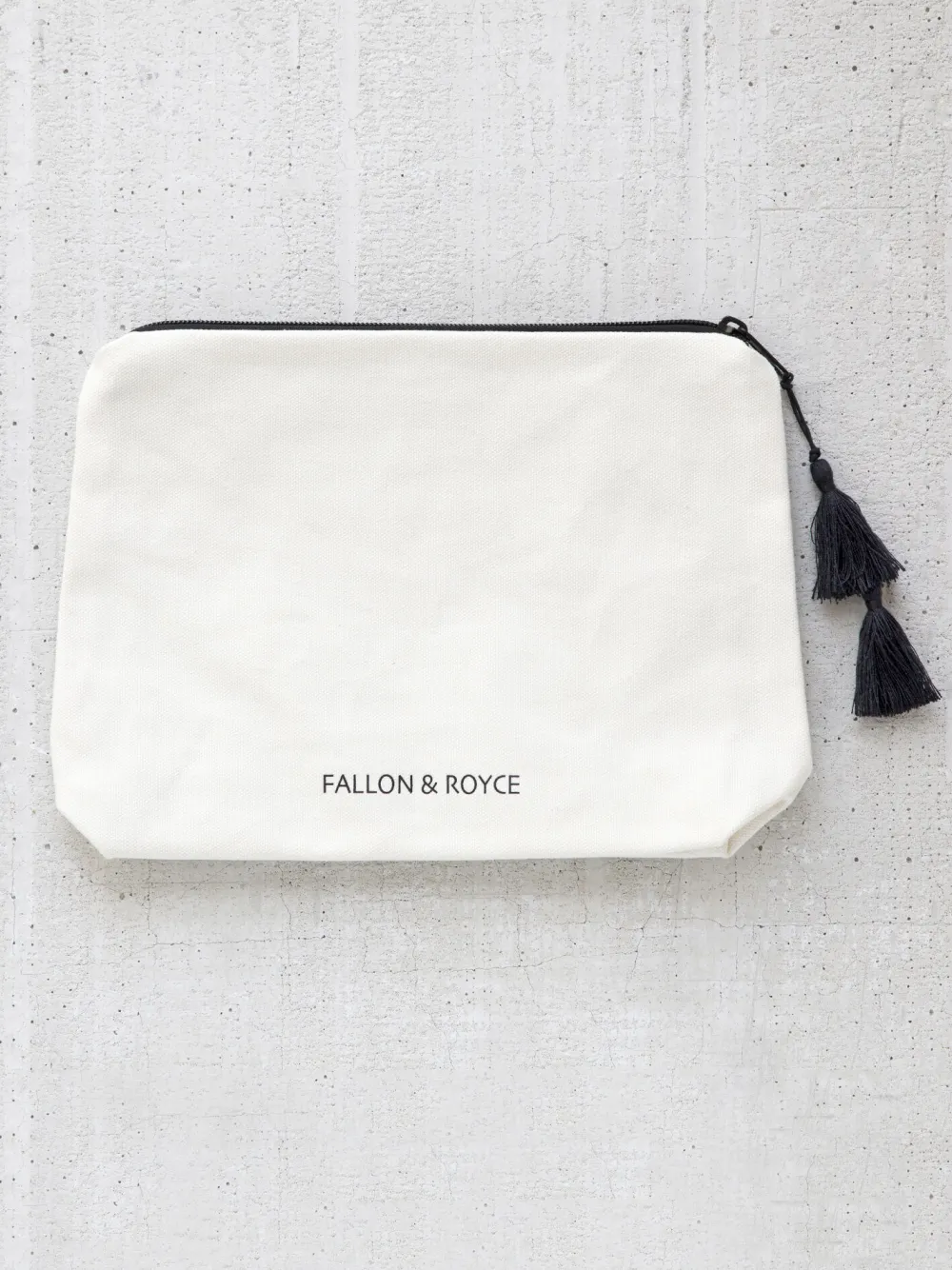 Outlet NIC+ZOE Fallon & Royce Canvas Bikini Bag Weekend Black/White