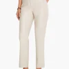 Hot NIC+ZOE Faux Leather Straight-Leg Trouser Cobblestone