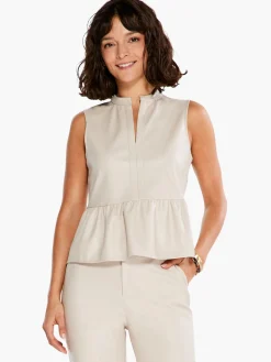 New NIC+ZOE Faux Leather Swing Top Cobblestone