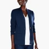 Best NIC+ZOE Femme Sleeve Jacket Dark Indigo