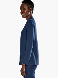 Best Sale NIC+ZOE Femme Sleeve Jacket Dark Indigo