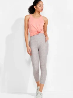 Cheap NIC+ZOE Flexfit Glowing Vines Crop Pocket Legging Grey Multi