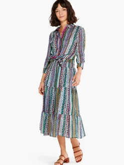 Store NIC+ZOE Flower Field Crinkle Shirt Pink Multi