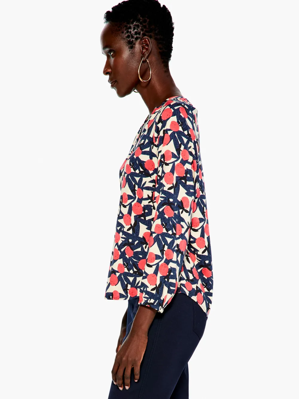 Flash Sale NIC+ZOE Fresh Squeeze Top Orange Multi