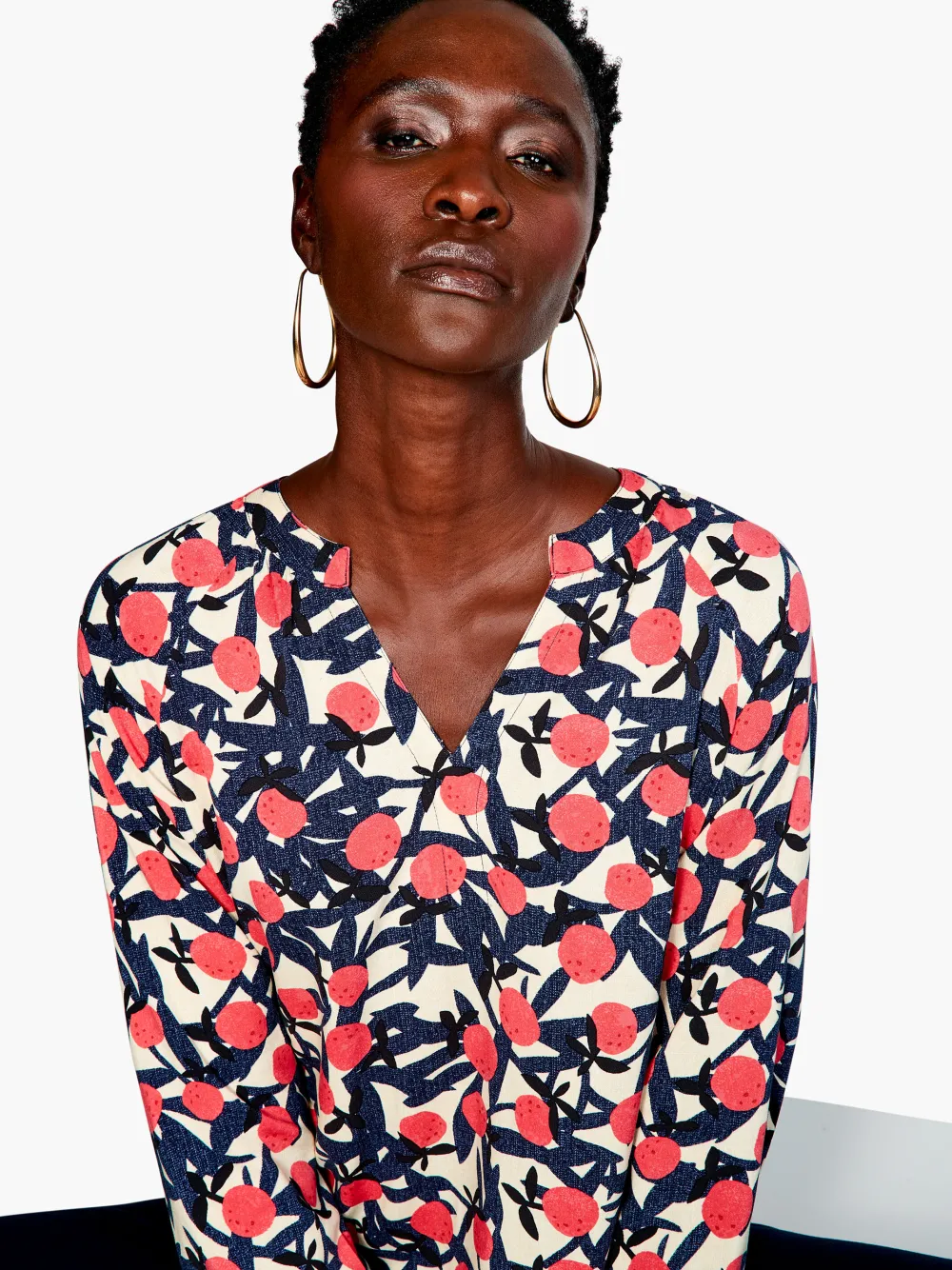 Flash Sale NIC+ZOE Fresh Squeeze Top Orange Multi