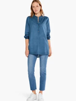 Clearance NIC+ZOE Garden Shirt Indigo Multi
