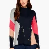 Hot NIC+ZOE Glowing Embers Sweater Blue Multi