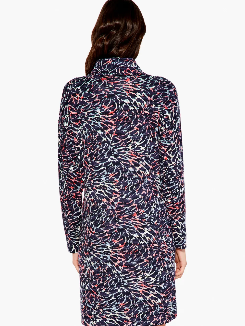 New NIC+ZOE Glowing Sunset Dress Indigo Multi