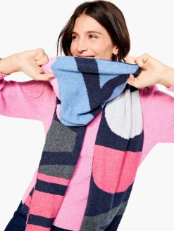 Shop NIC+ZOE Happy Scarf Indigo Multi