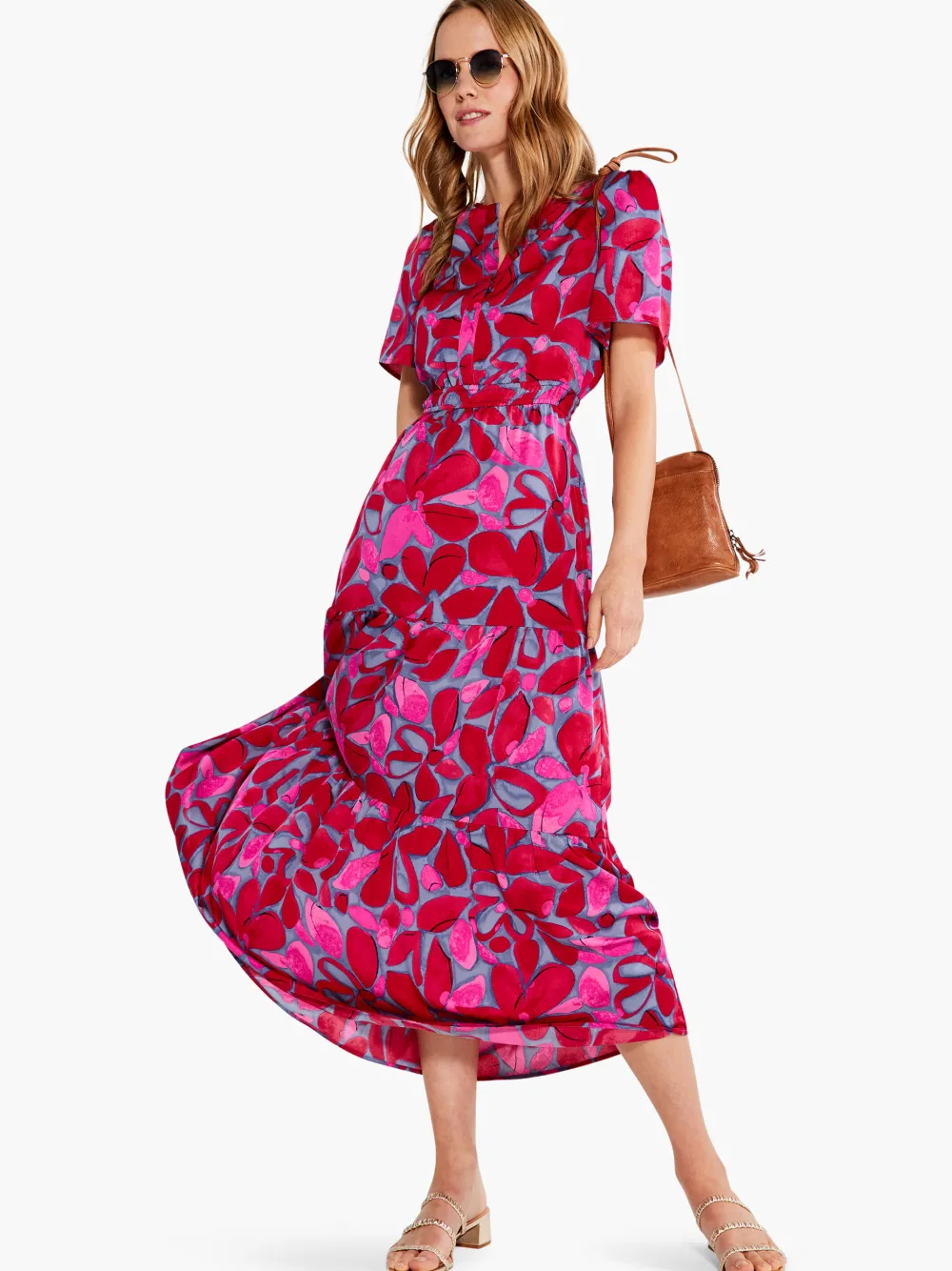 Flash Sale NIC+ZOE Happy Splash Dress Pink Multi