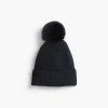 New NIC+ZOE Hat Attack - Cashmere Pom Hat Black
