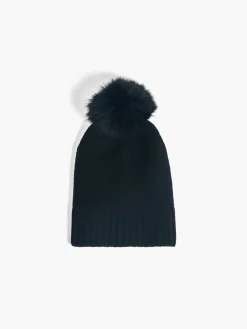 Store NIC+ZOE Hat Attack - Cashmere Pom Hat Black