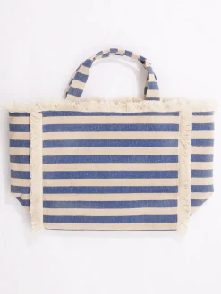 Online NIC+ZOE Hat Attack Canvas Tote Blue Multi