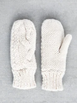 Store NIC+ZOE Hat Attack Fisherman Cable Mitten Charcoal