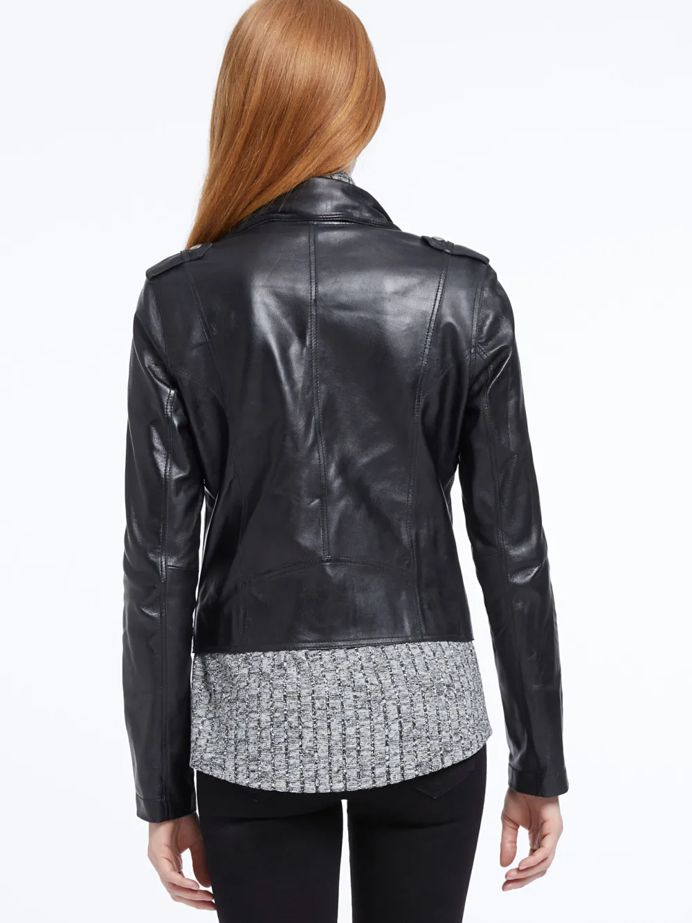 Online NIC+ZOE Jakett Washable Leather Moto Jacket Black