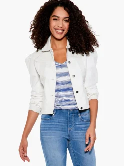 Cheap NIC+ZOE Jkt Ariel Leather Jacket Brown