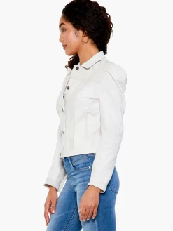 Clearance NIC+ZOE Jkt Ariel Leather Jacket Brown