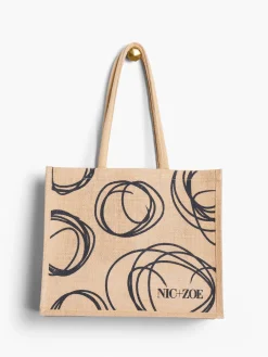 Flash Sale NIC+ZOE Jute Bag Natural