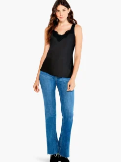 Best NIC+ZOE Lace Cami Tank Black Onyx