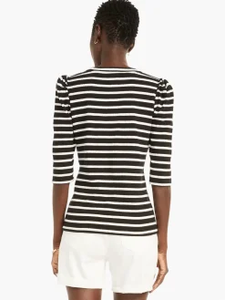 Online NIC+ZOE Late Sunset Tee Black Multi