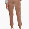 Discount NIC+ZOE Liverpool - Cargo Pant With Cuff Toffee