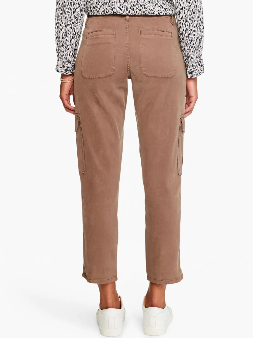 Discount NIC+ZOE Liverpool - Cargo Pant With Cuff Toffee