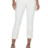 Outlet NIC+ZOE Liverpool - Charlie Crop With Rolled Hem White
