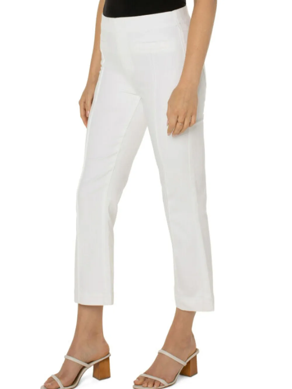 Cheap NIC+ZOE Liverpool - Chloe Crop W/ Welt Pockets White