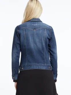 Discount NIC+ZOE Liverpool - Denim Jacket Deep Denim