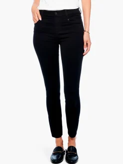 Hot NIC+ZOE Liverpool - Gia Glider Ankle Skinny Jean Black Denim
