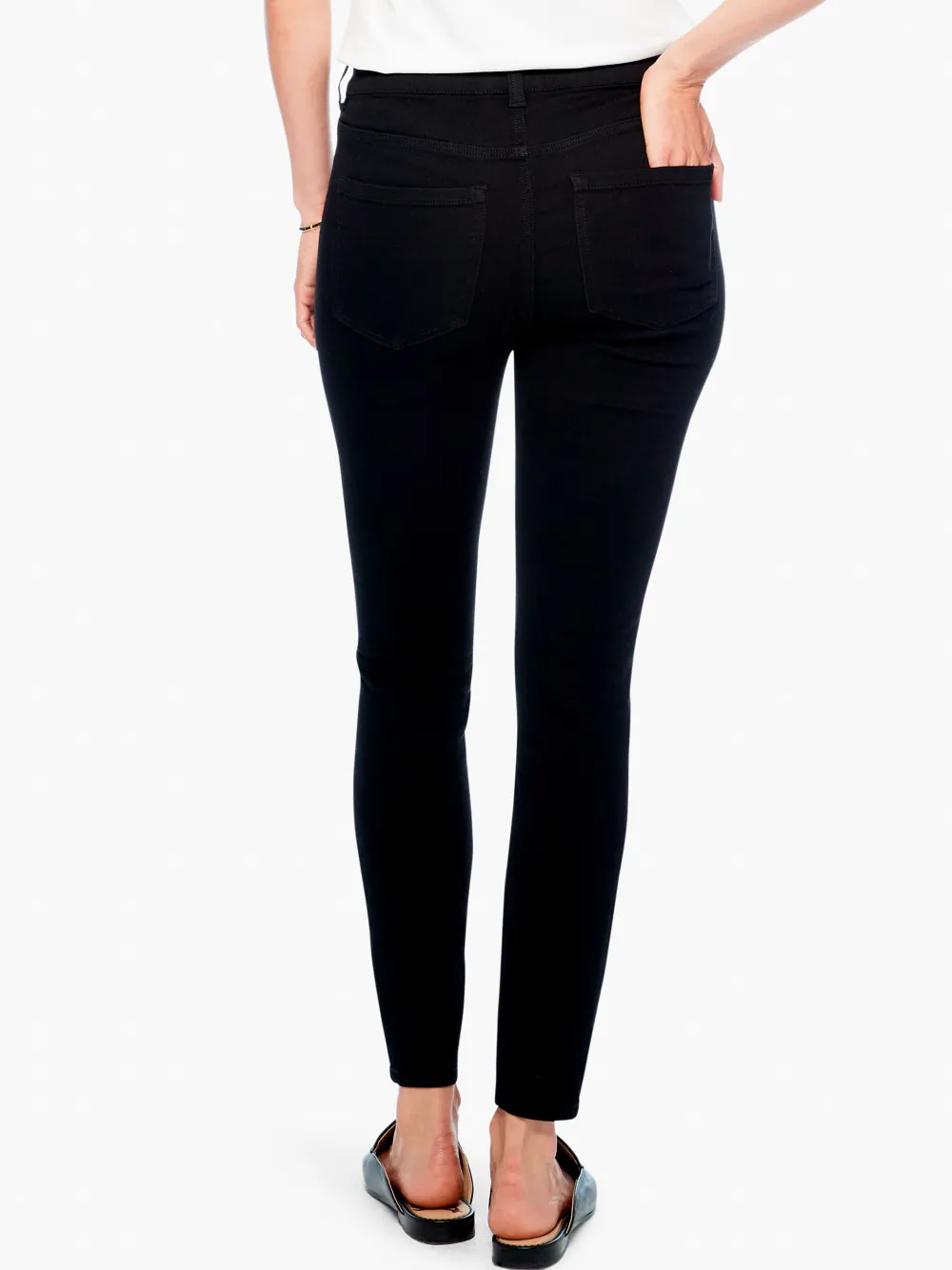 Hot NIC+ZOE Liverpool - Gia Glider Ankle Skinny Jean Black Denim