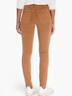 New NIC+ZOE Liverpool - Gia Glider Tan Skinny Jean Warm Tan