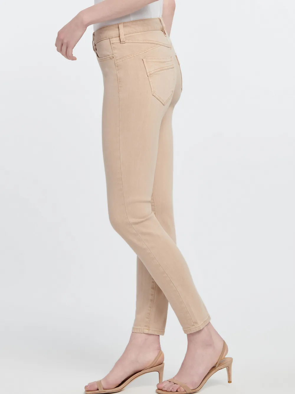 Fashion NIC+ZOE Liverpool - Piper Hugger Ankle Skinny Jean Bleached Copper