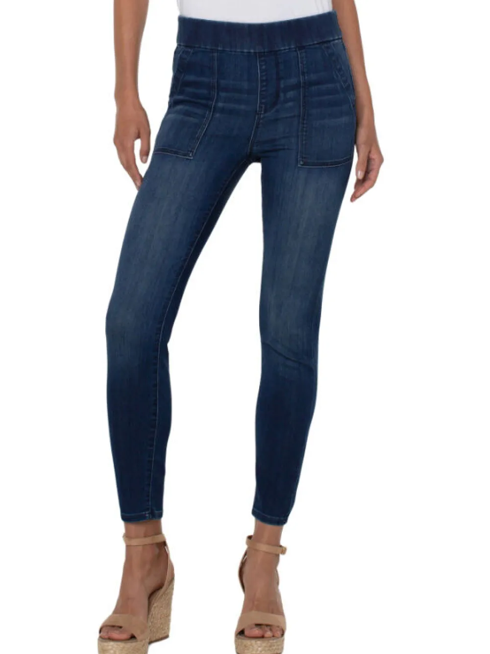 Best Sale NIC+ZOE Liverpool - Sienna Pull On W/ Utility Pockets Dark Wash