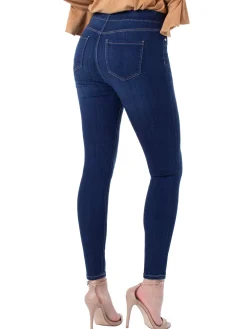 Sale NIC+ZOE Liverpool Chloe Ankle Skinny Petites Deep Denim