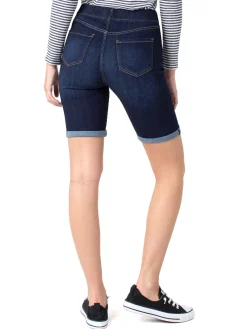 Sale NIC+ZOE Liverpool Chloe Pull-On Bermuda Dark Denim