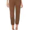 Outlet NIC+ZOE Liverpool Crop Utility Pant Brown