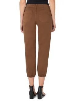 Outlet NIC+ZOE Liverpool Crop Utility Pant Brown
