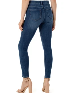 Best NIC+ZOE Liverpool Petite Abby High-Rise Ankle Dark Denim