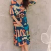 Store NIC+ZOE Love Art Joy Skirt Indigo Multi