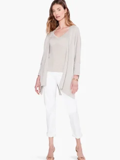 Store NIC+ZOE Lurex Cover Up Cardigan Sandshell
