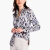 Hot NIC+ZOE Misty Ikat Shirt Grey Multi