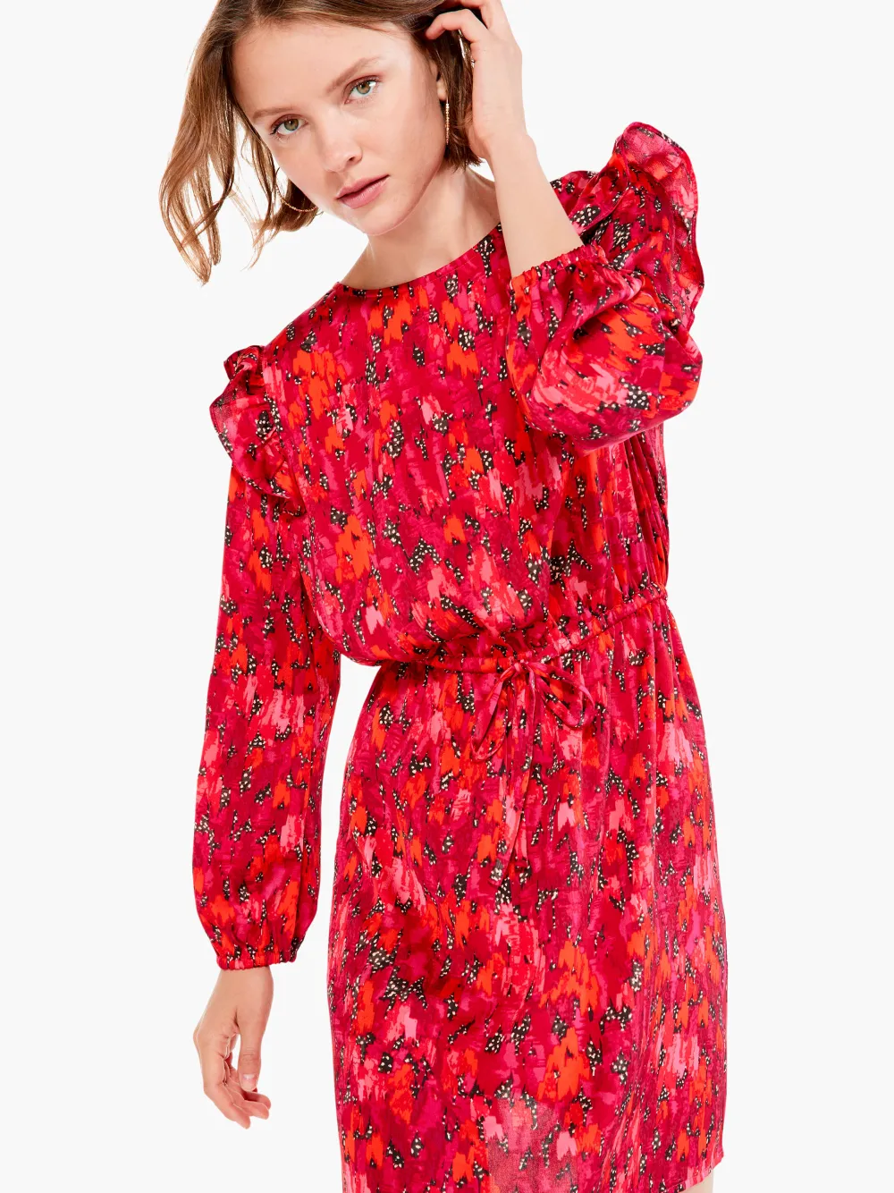 Outlet NIC+ZOE Mix And Mingle Dress Red Multi