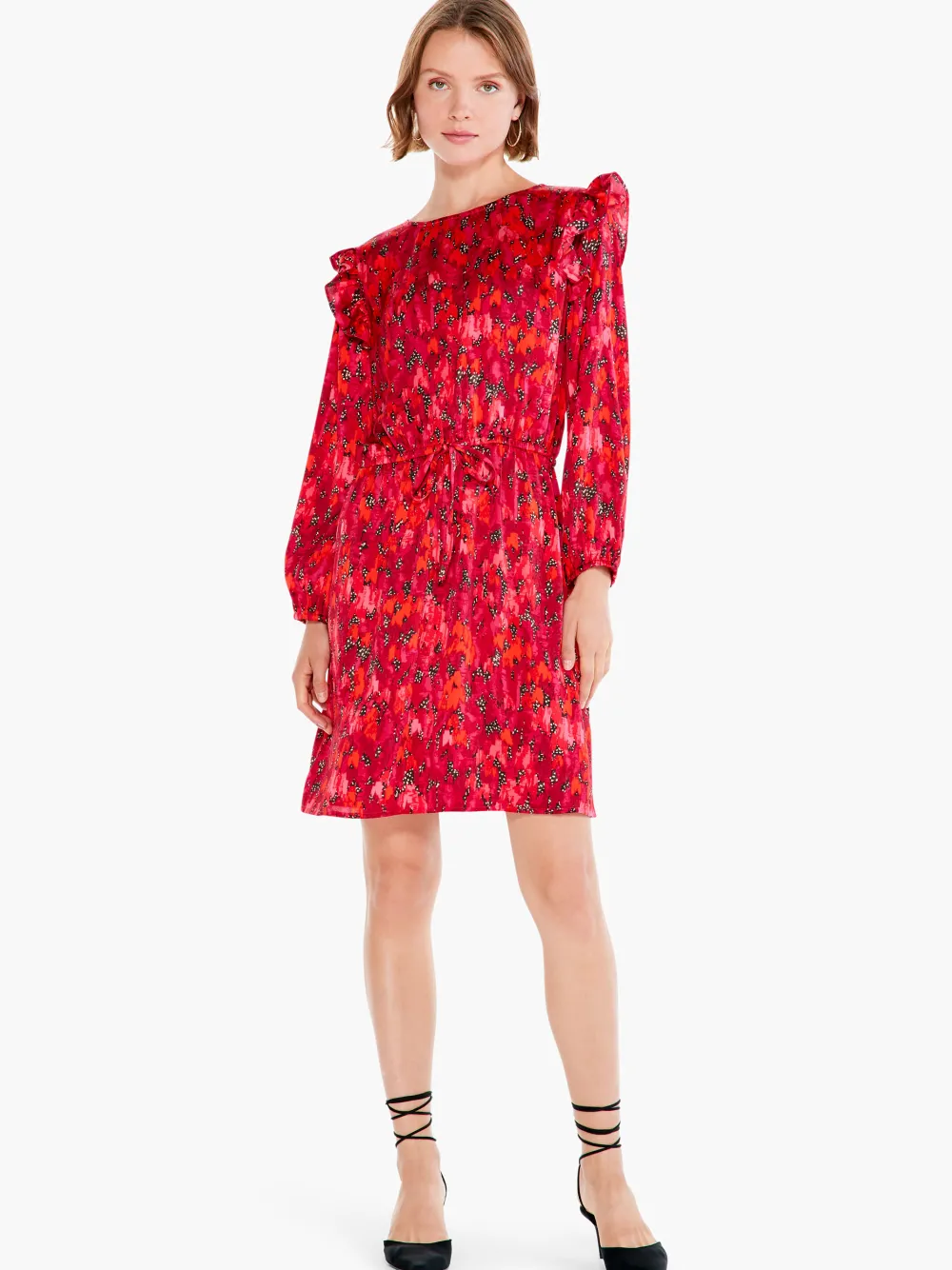 Outlet NIC+ZOE Mix And Mingle Dress Red Multi
